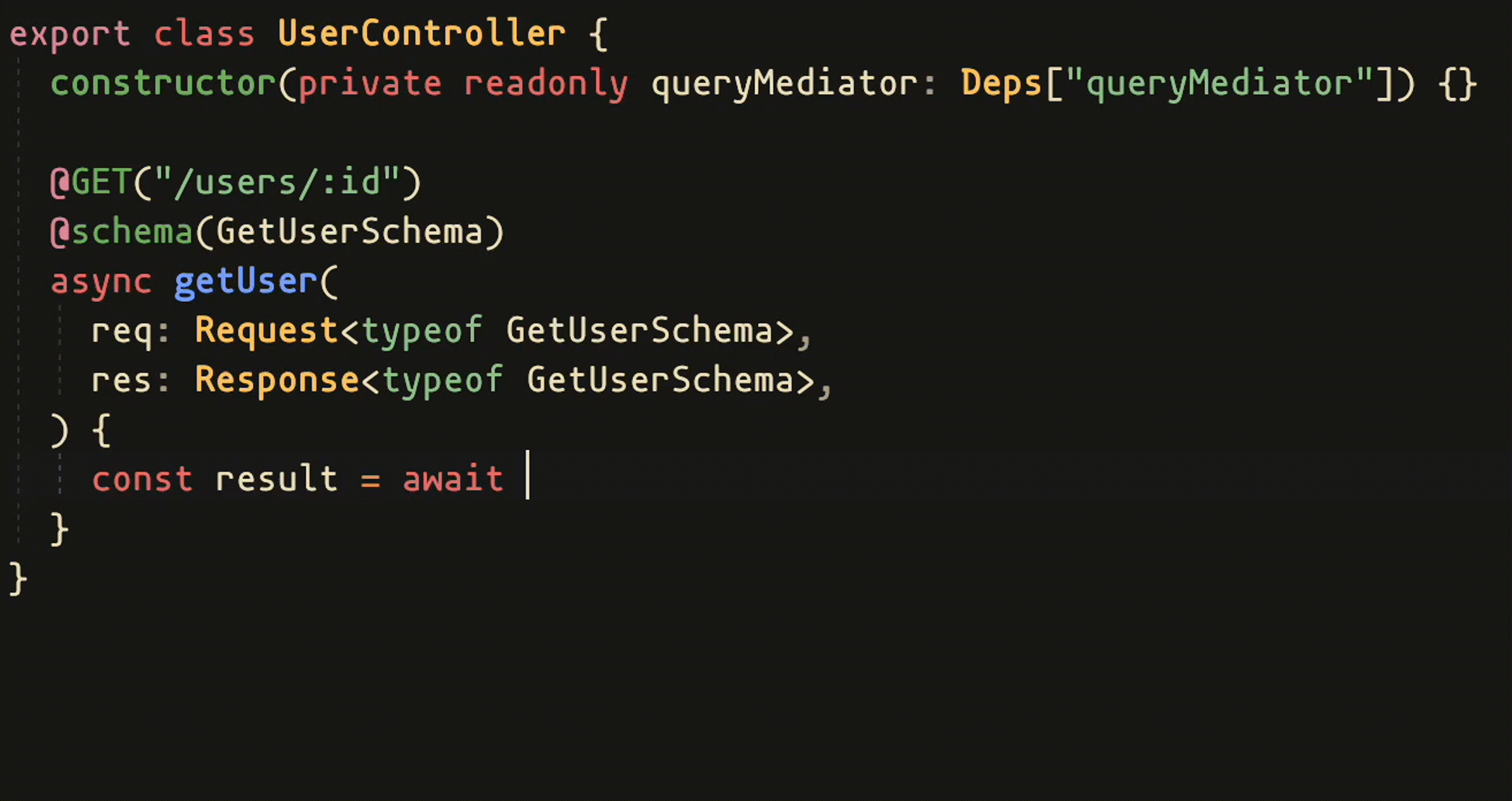 Query mediator hover type